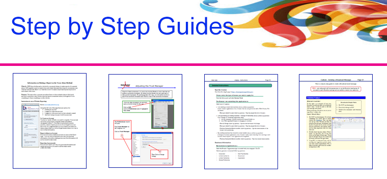 Step by Step Guides