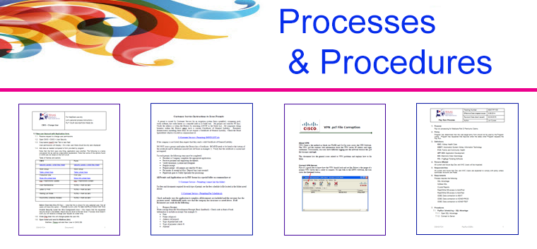 Processes & Procedures
